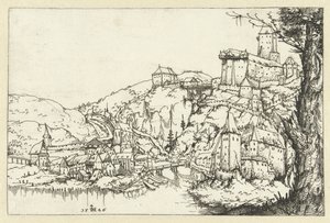 Ansicht von Passau von Augustin Hirschvogel