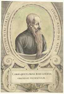 Porträt von Peter Perényi von Augustin Hirschvogel