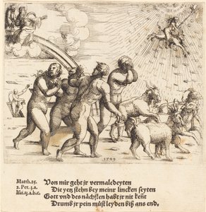 Das Jüngste Gericht, 1549 von Augustin Hirschvogel