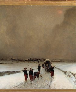 Krieg von 1870: die Zugführer, Schneeeffekt