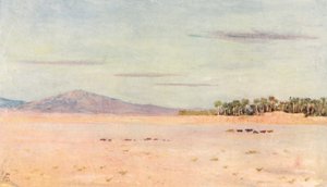 Die Wüste bei Biskra von Augustine Fitzgerald