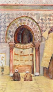 Das Mirhab in der Moschee von Sidi Okbar, Kairouan