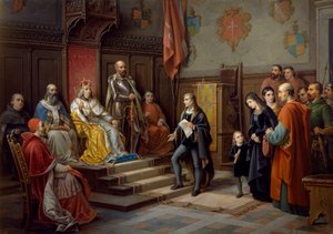 Friedrich III. wird vom Triester Dichter Raffaele Zovenzoni gedrängt, gegen die Türken zu marschieren
