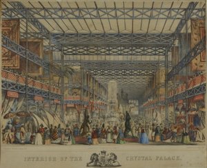 Innenansicht des Kristallpalastes, 1851