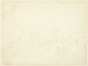 Studie für Krankenhaus, Middlesex, aus Microcosm of London von Augustus Charles Pugin