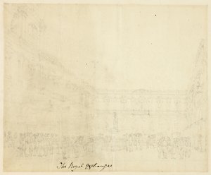 Studie für die Royal Exchange, aus Microcosm of London von Augustus Charles Pugin