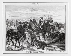 Die Preußen in der Schlacht von Valmy