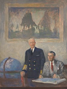 Das Oberkommando - Rechtes Panel von Augustus Vincent Tack