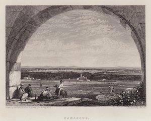 Damaskus (Farblithographie)