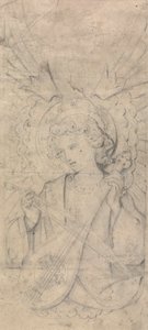 Engel und Instrument, möglicherweise Entwurf für Innenräume von St. Mary
