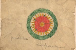 Entwurf für einen Kranz aus Eiche und Eichel, möglicherweise im Zusammenhang mit Entwürfen für den Stuhl des Sprechers von Augustus Welby Northmore Pugin