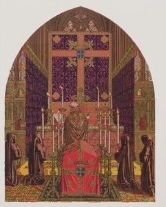 Kirchliches Design, Das Glossar der kirchlichen Ornamente und Kostüme, Lithographie von H.C. Maguire, 1844