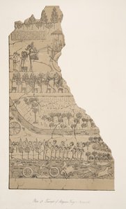 Triumph der assyrischen Könige (Kouyunjik), aus Denkmäler von Ninive, veröffentlicht 1849