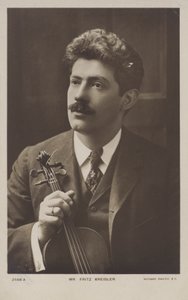 Fritz Kreisler, österreichischer Geiger und Komponist von Austrian Photographer