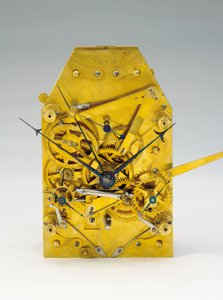 Eine Monatsgehende Bodenstanduhr mit Zeitgleichung und Vollkalender