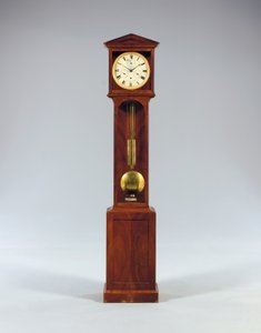 Monatsgehende Bodenstanduhr mit Zeitgleichung und Vollkalender, 1806 von Austrian School