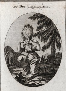 Allegorie des Ungehorsams. Das Buch der Schande markiert ihre Verachtung für die Gesetze und Vorschriften, die sie dominiert, indem sie die Bremse und das Joch mit Füßen tritt. Sie verschließt ihre Ohren, um keine Ermahnungen zu hören. Ihr Haar besteht aus von Austrian School