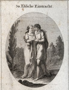 Allegorie der Harmonie in der Ehe von Austrian School