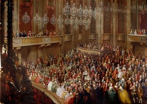Konzert in Wien in Anwesenheit der kaiserlichen Familie von Austrian School