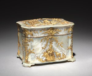 Gold- und Perlmuttbox, um 1765