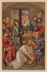 Jesus wäscht die Füße der Jünger von Austrian School