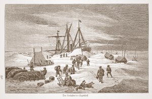 Verlassen der Tegetthoff, 1876 von Austrian School