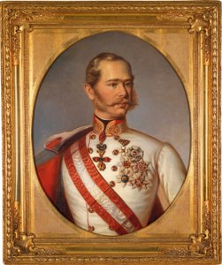 Porträt von Franz Joseph I. von Österreich (1830-1916) von Austrian School