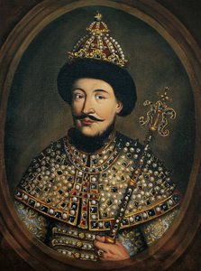 Porträt des Zaren Alexei I. Michailowitsch von Russland, genannt der sehr Friedliche