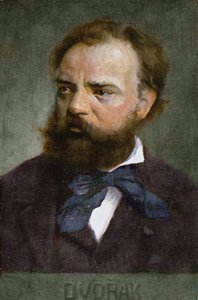 Postkarte mit Antonín Dvořák (1841-1904) vor 1914 von Austrian School