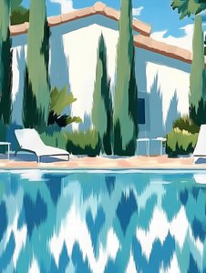 Poolvilla Reflexionen von Avanesova Elena