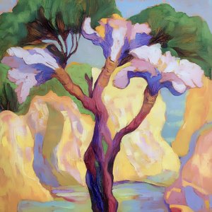 Lebendiger abstrakter Baum