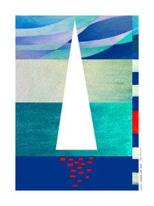 Minimalistisches Ozean Segel