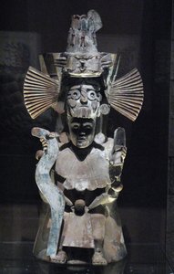 Weihrauchbrenner in Form des Gottes Tlaloc, Tlahuac, Spätpostklassische Periode, ca. 1500 von Aztec