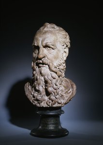 Studie des Kopfes von Sankt Paulus, ca. 1535 von Baccio Bandinelli