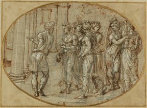 Odysseus und die Töchter des Lykomedes