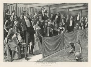 Damenabend im Bath Club (Lithografie)