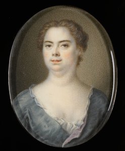 Porträt von Esther Winter, Frau von Balthasar Denner von Balthasar Denner