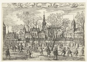 Der Hof von Zeeland in Middelburg, 1644