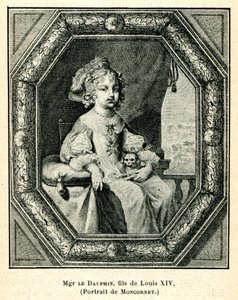 Cabanès, Erziehung der Prinzen005 Mgr. der Dauphin, Sohn von Ludwig XIV von Balthasar Moncornet