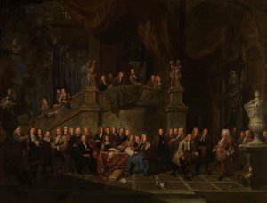 Der Empfang von Jan Karel de Gordes im Zunfthaus von Balthasar van den Bossche