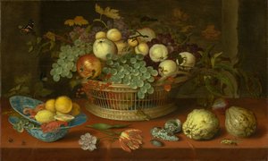 Stillleben mit Obstkorb, 1622