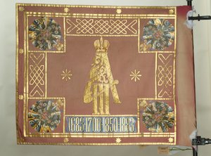 Banner des Leib-Garde Preobrazhensky Regiments, 1883