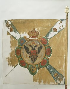 Flagge des Semenovsky Life-Guards Regiments, 1762