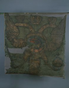 Kaiserliche Regimentsflagge zur Zeit Peters des Großen, 1700