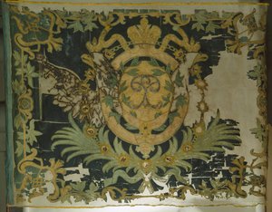 Sankt Georg Flagge des Infanterieregiments, 1762