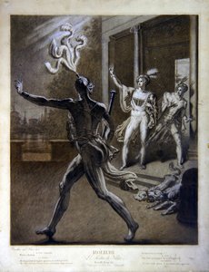 Don Juan und der Komtur, Illustration aus Akt IV Szene 12 von 