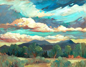 Himmel von New Mexico, ca. 1990-2005 von Barbara Cleary