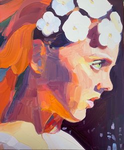 Feuer, 2018 von Barbara Hoogeweegen
