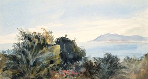 Landschaft mit Gewässer von Barbara Leigh Smith Bodichon