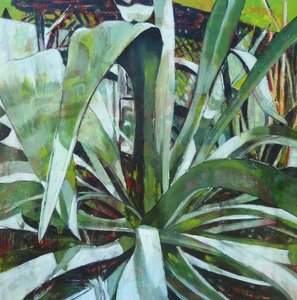 Üppige Grüne Agave